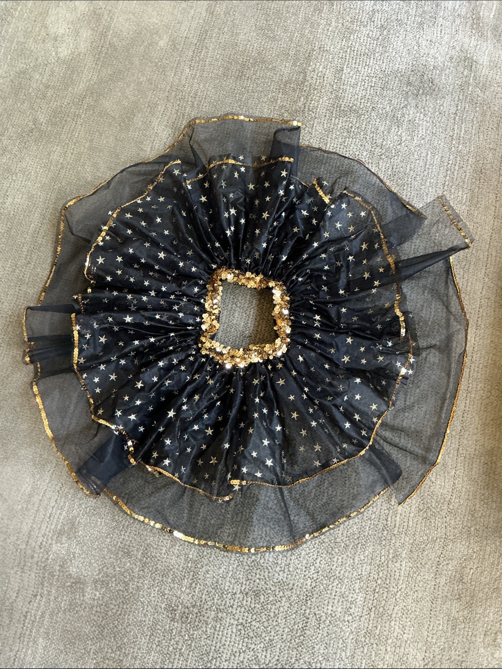 A Wish Come True -Sz S Adult- Black and Gold Star Tutu Costume - Picture 4 of 14